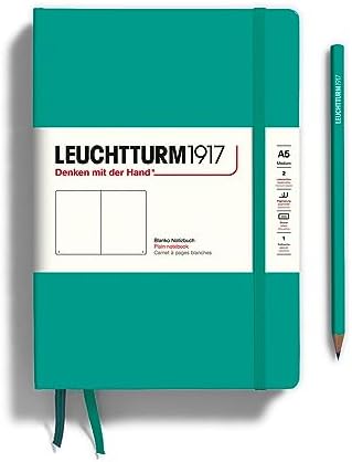 ロイヒトトゥルム ノート A5 無地 エメラルド 344793 正規輸入品