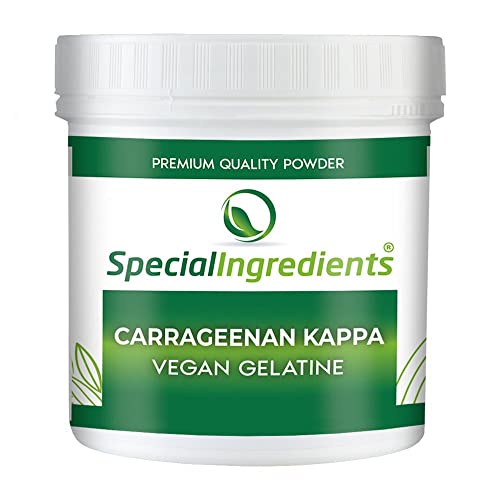 Special Ingredients Carragenina Kappa 500g - (etiquetas e instrucciones del español) - Vegano, sin OGM, sin gluten - Contenedor reciclable Cover