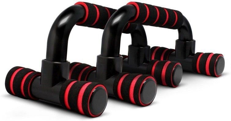 Dinetic Light Weiht with Floor Grip Handy Durable Pushup bar Push-up Bar ()-image-30