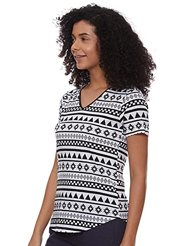Image of A.T.U.N. (ALL THINGS UBER NICE) Womens Printed Cotton Long Sleeve Regular T-Shirt (Pack of 3)