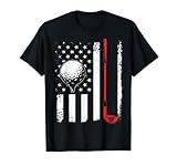 Drapeau américain joueur de golf golfeur américain T-Shirt
