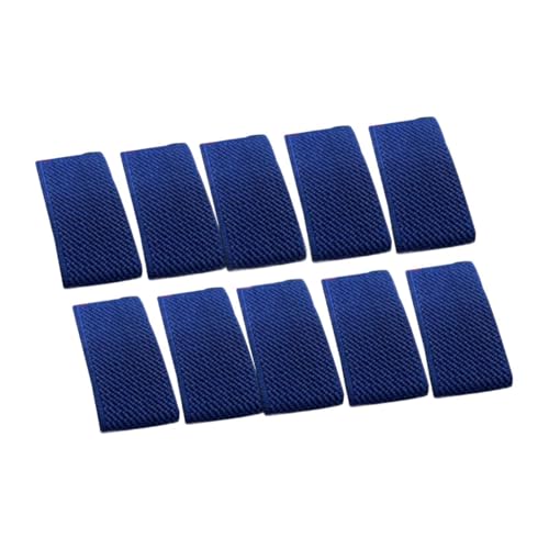 Tdoutop 10 Piezas de Soporte Elástico para Cinturón, Correa de Sujeción para Cinturón, Azul