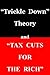 "Trickle Down Theory" and "Tax Cuts for the Rich"
