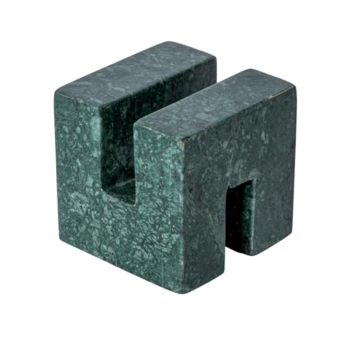 Creative Co-Op Contemporary Marble Cookbook Stand, Green