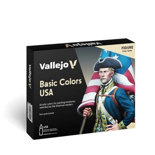 MODEL COLOR SET: Acrílico, Colores Básicos USA – 16 Hobby Colors