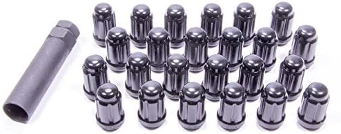 Gorilla Automotive 21134BC Lug Nut Kit 12 x 1.50 mm Black Chrome, Set of 24