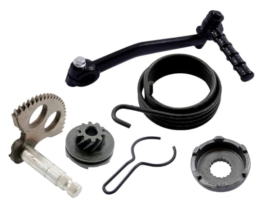 2EXTREME Kit de réparation pour kick / démarreur kick + pignon + engrenage + transmission + ressort compatible pour Minarelli, Yamaha Aerox