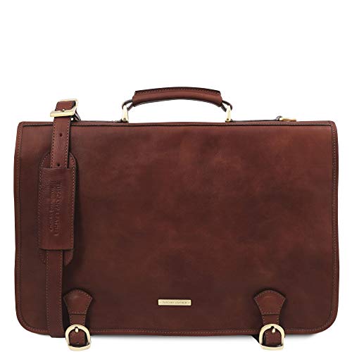Tuscany Leather Ancona - Leather messenger bag - TL142073 (Brown) - Main Image