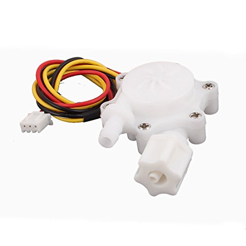 Sensor de flujo de agua uxcell sen-hz06fb G1/4, medidor de caudal de 6 mm y 0,3-3,0 l/min