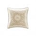 Madison Park Daybed Cover Set Damask Quilted Cover for Daybeds, All Season, Pre-washed Cotton-Filled Coastal Bedding with Scallop Edge, Shams, Bedskirt, Décor Pillows, Tuscany, Cream, 39