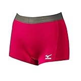 Mizuno Flat Front Low Rider Volleyball Short, Medium, Shocking Pink