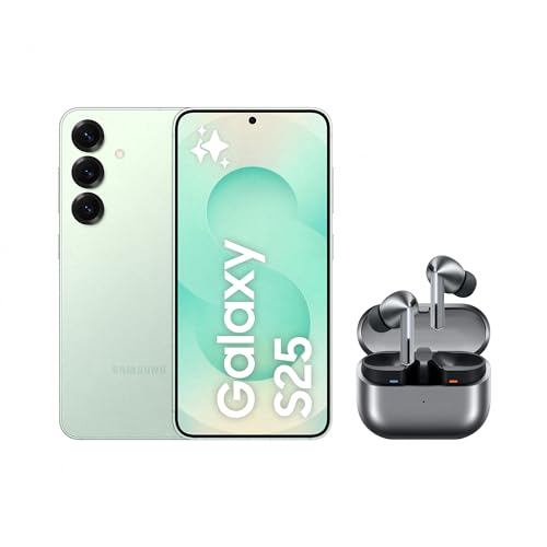 Galaxy S25 256GB｜ミント+Galaxy 【ソーラー】 Buds3 Prolホワイト