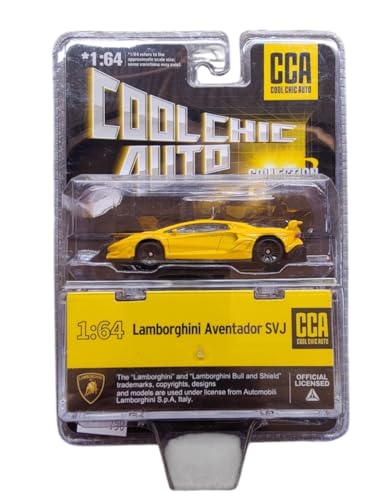 Image of CCA 1:64 Lamborghini Aventador SVJ Collection Series 3+ Years (Yellow)