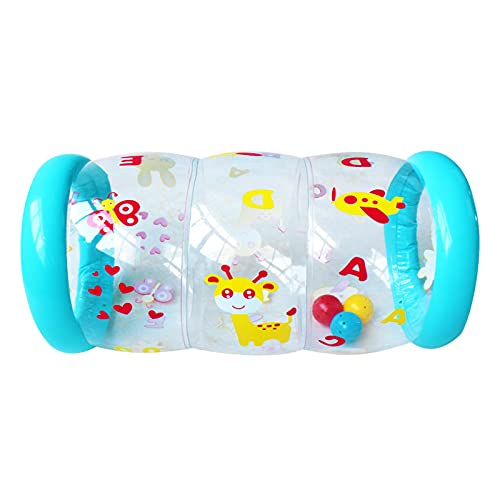 Rouleau de jeu gonflable pour bébé - Gonflable - Multicolore - Favorise la motricité sans substances nocives