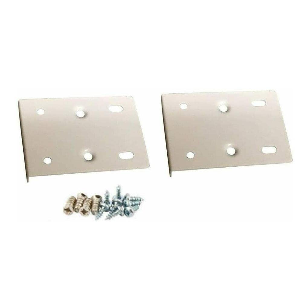 Buy CREAM KITCHEN CUPBOARD DOOR HINGE REPAIR KIT INCLUDES 10 PLATES AND