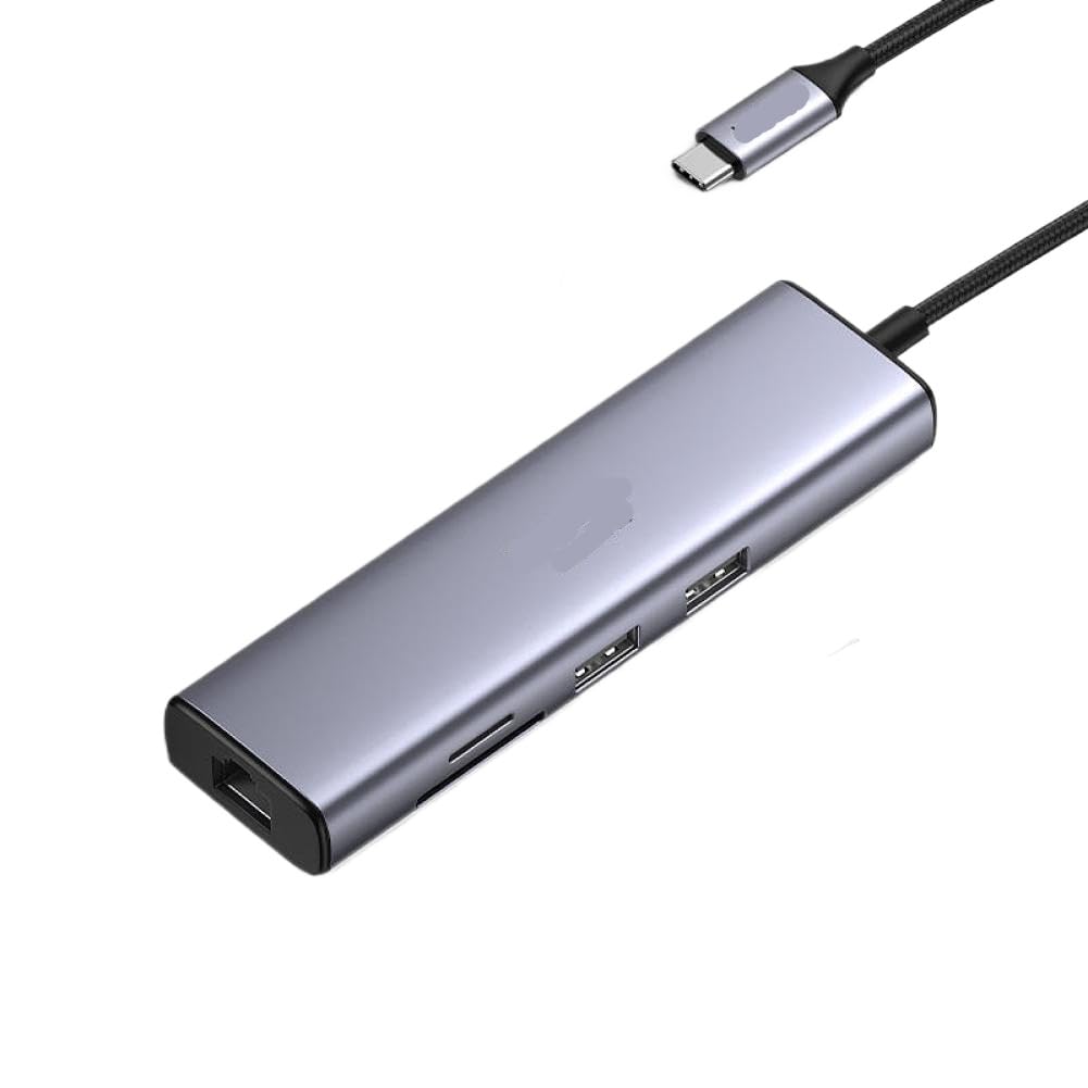 USB Hub 7 in 1 Type C to 4K60Hz HDMI SD TF 5Gbps USB3 0 PD10