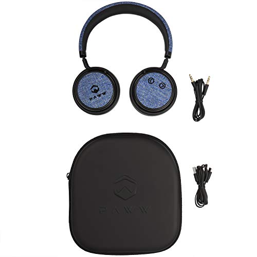 Paww - Cuffie PureSound - Cuffie Bluetooth alla moda, qualità audio Hi Fi, tempo di riproduzione più lungo, per chiamate, film e altro ancora
