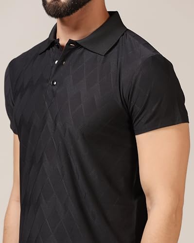 Image of TOPLOT Men's Regular Fit Polo T-Shirt