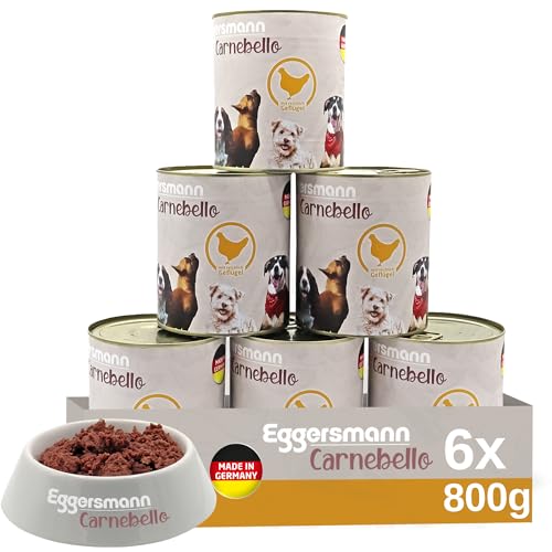 Produktbild von Eggersmann Carnebello Nassfutter mit Geflügel - 6 x 800 g