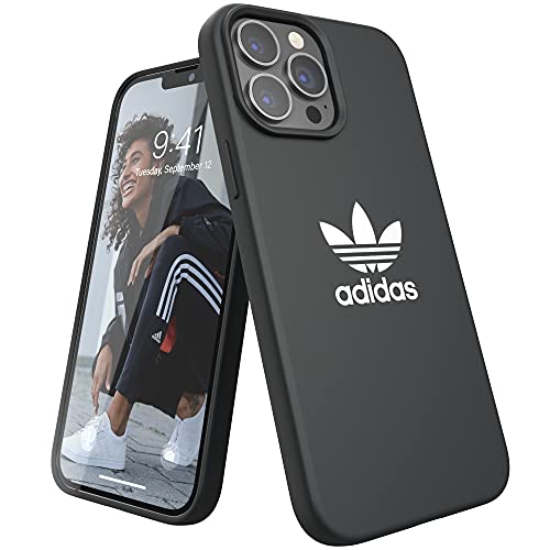 adidas Coque conçue pour iPhone 13 Pro Max 6.7, Coque résistante aux Chutes, Bords surélevés, Coque Originale, Noir
