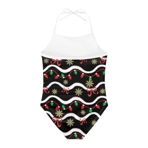 Image of Christmas Holiday One-Piece Swimsuits Beach Swimwear Bathing Suit for 3-10 Years Girls