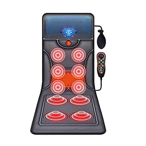 Colchoneta De Masaje Vibrante Para Todo El Cuerpo, Colchón De Colchón De Masaje Vibratorio De 10 Motores, Masajeador Para Cuello Y Espalda, Relajación De Los Músculos Lumbares De La Pantorrilla