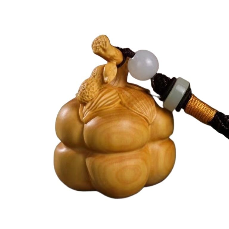 Wszystko pasuje do Yabai Woodcarving, chińskie ozdoby z persymony i orzeszków ziemnych, prezenty urodzinowe, drewniane akcesoria dla chłopców do kolekcjonowania