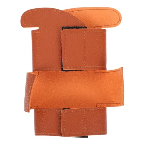FAVOMOTO Leather Trumpet Protector 1pc Piston Protective Sleeve Trumpet Guard Cover Wrap Easy Installation Protect Surface