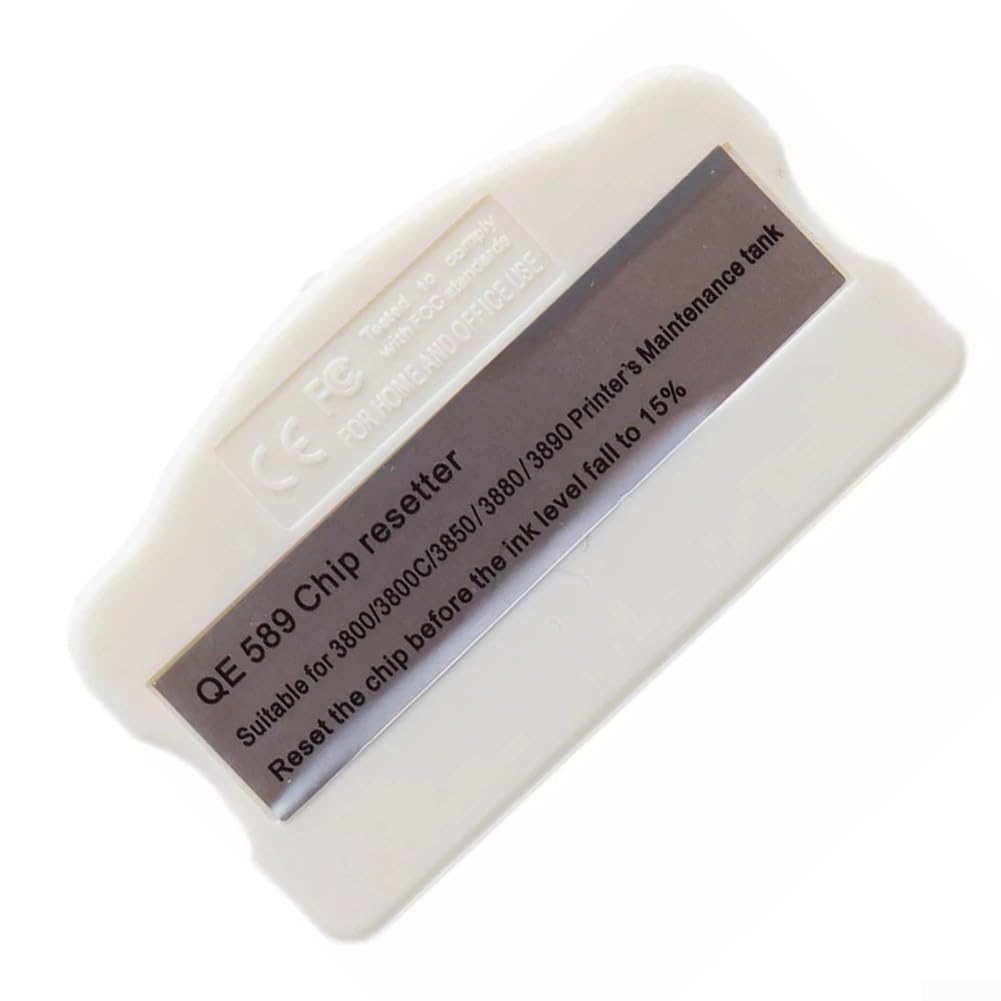 Chip Resetter per Stylus Pro 3800 3800C 3850 3880 3885 3890 cartuccia d'inchiostro e scatola di manutenzione con indicatore LED per prolungare la durata del chip bianco ABS Tool