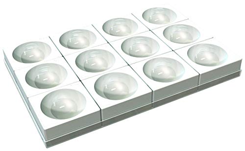 Moule Tortaflex 12 Demi-Spheres pour rater aucun démoulage de dôme