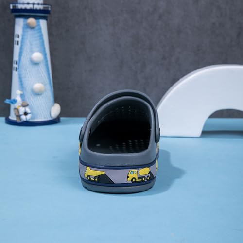 Image of Toddler Boys Girls Buckle Sandals Comfort Close Toe Sandal,Slipper for Kid with Adjustable Heel strap
