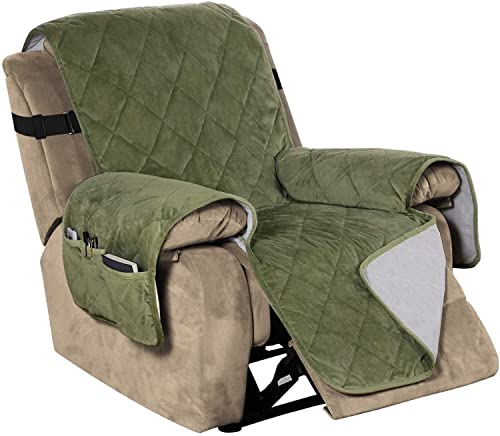Funda antideslizante para evitar que el protector de silla reclinable se caiga 2