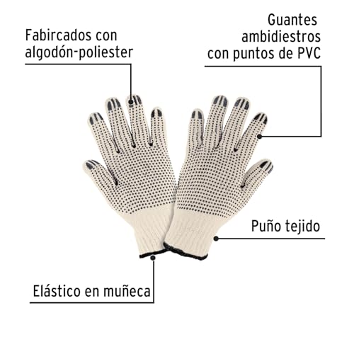 Guantes punto PVC 5 Imagen adicional