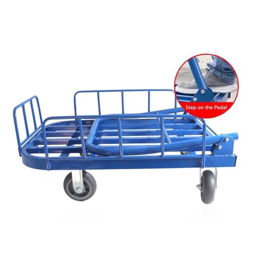 Carretilla plegable pequeña de plataforma con ruedas miniatura 5
