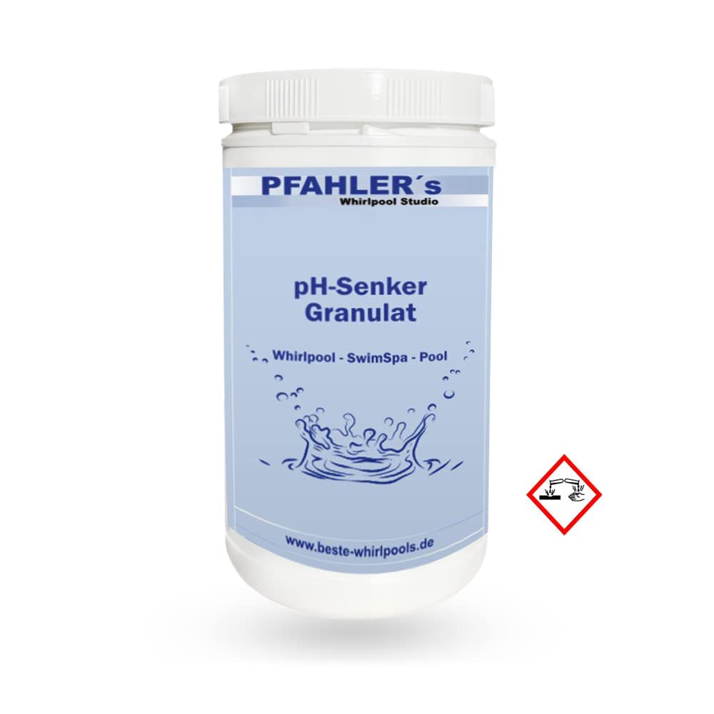 pH Senker und Heber + Chlorgranulat Sparset Whirlpool Wasserpflege. pH Minus pH Plus Chlor Whirlpool Spa Pool