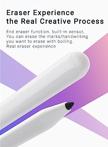 Image of Marker Pen For Remarkable 2 Pen, Digital Eraser,4096 Pressure Sensitivity, Palm Rejection, Remarkable Pen Plus Remarkable2 Stylus Pen With 5 Pcs Tips /Nibs For Tablet (Black)