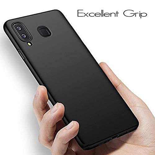 Image of Mobile Back Cover Case for Samsung Galaxy A8Star (Silicone Case|CameraProtection|Black SC1510)