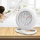 YUMILI Duschuhr, Badezimmeruhr, Hängeuhr, Dusch-Timer, Dual-Use-Hängetischuhr, Badezimmer, Küche, Heimdekoration Geeignet für Toilette (Weiß)