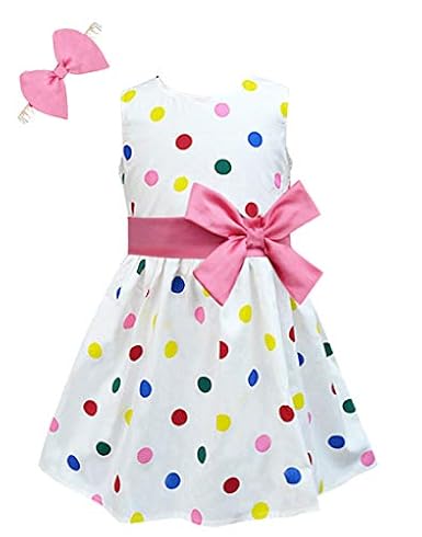 A.T.U.N Girls Cotton Fit and Flare Knee-Length Casual Dress