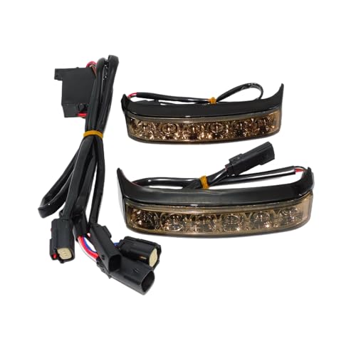 Feu arrière feu clignotant LED pour sacoche de moto custom Road King FLHR