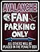 SMART BLONDE Avalanche Novelty Mini Metal Parking Sign PM-311