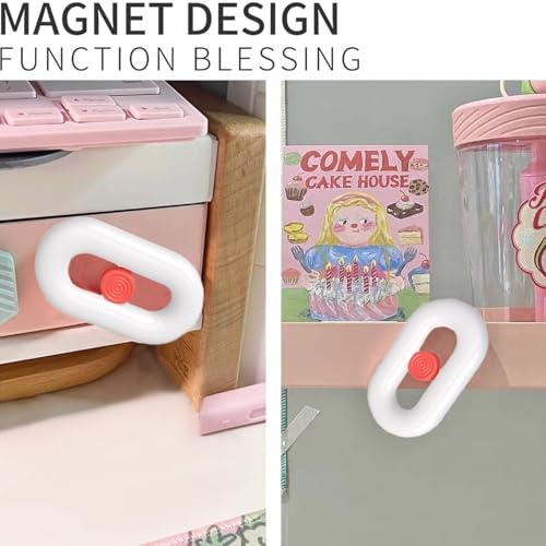 Image of Ceramic Box Cutter, Box Cutter Retractable, Pink, Mini, keychain, Safety, Cute, Magnetic Package Opener, Box Opener Cutter for Daily Online Shopping /Kitchen /Office /Baby Beauty Gift Unpacking