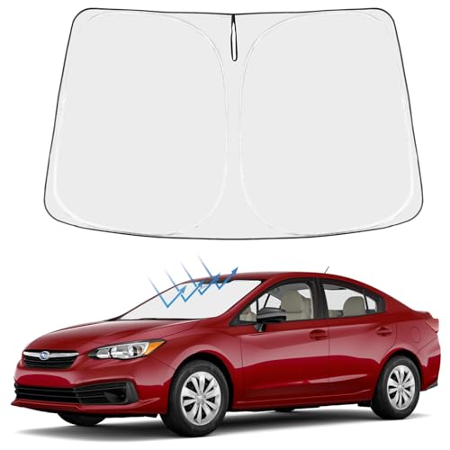 Proadsy Windshield Sunshade for Subaru Impreza 2015-2025 2026 Custom Fit WRX Sedan, Base, Premium...