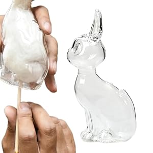 Maodom Tierhaar-Erinnerungsflasche Katzenform