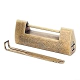 sculpture chinoise momo Construction en laiton : fabriqué entièrement en laiton, ce cadenas promet longévité et fiabilité, résistant à l'épreuve du temps tout en améliorant la beauté de vos articles.