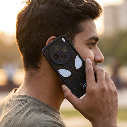 Image of DARKFIT Back Case Cover Compatible for Vivo X200 | Silicone Case | Camera & Body Protection| Shock Proof | for Vivo X200 | Color Black