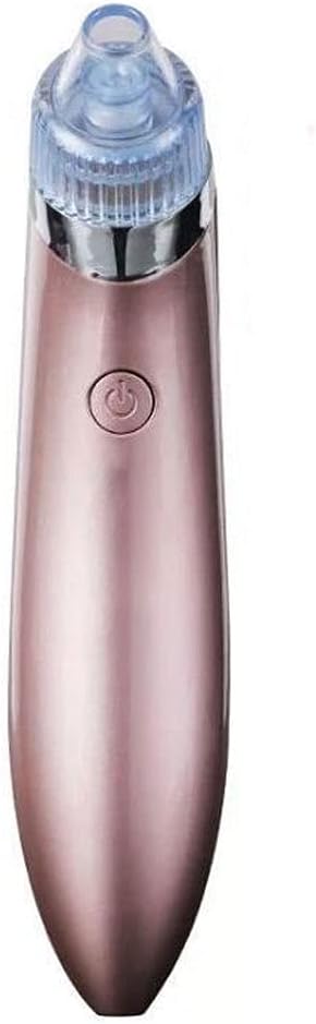 Blackhead Remover Vacuum Pore Cleaner, Electric Blackhead Vacuum Suction Devices, USB Rechargeable, Acne Blackhead Extractor Tool Kit, for Women Men Skin (Color : Rose Gold)
