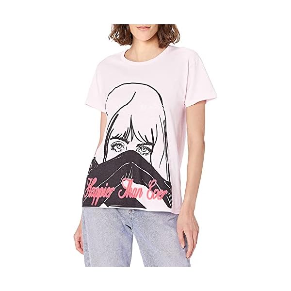 Billie-Eilish-Exclusive-Official-Happier-Than-Ever-Embroidered-T-Shirt Billie Eilish Exclusive Official Happier Than Ever Embroidered T-Shirt Pale Pink,Small