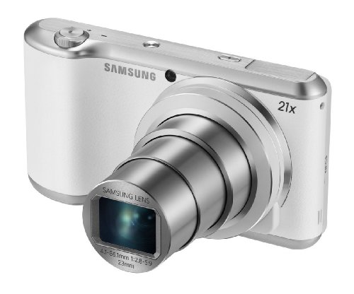 Samsung Galaxy Camera 2 16.3MP CMOS with 21x Optical Zoom and 4.8 Touch Screen LCD (WiFi & NFC- White) (Renewed)