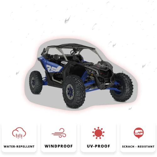 Utv Heavy Duty Waterproof All-Season Outdoor Uv Protetion Cover Compatible With Can Am Maverick X3 Max/Ds/Rs/Turbo/R - [4 Seat] #TOP1